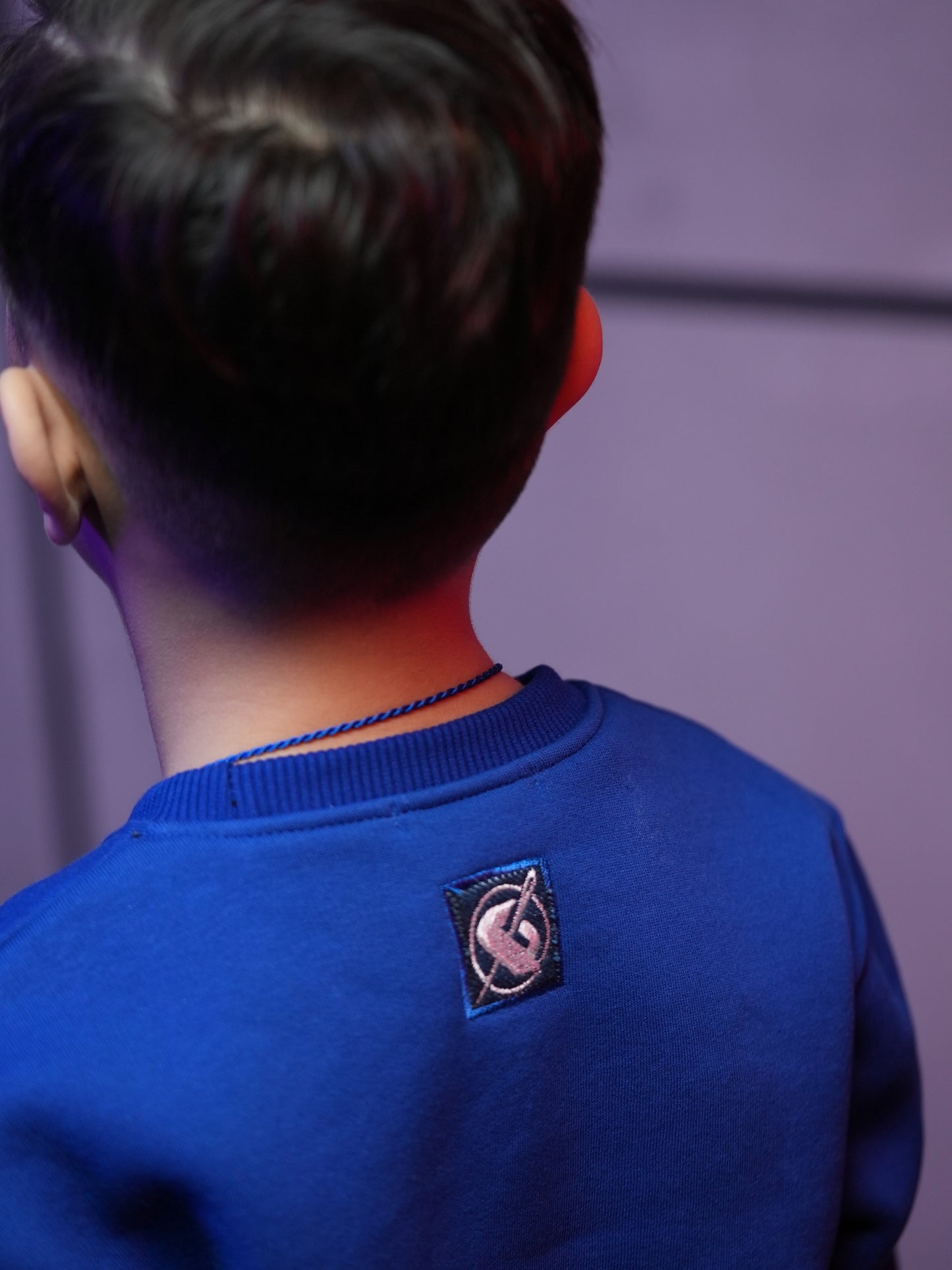 Raskol JR. Çocuk Saks Mavi Sweatshirt