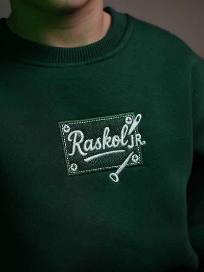 Raskol JR. Çocuk Nefti Yeşil Sweatshirt