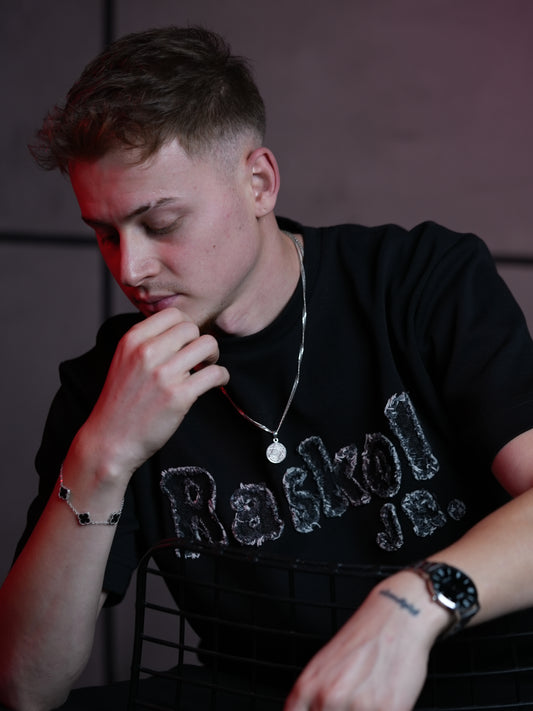 Raskol JR. Gece Siyah T-Shirt