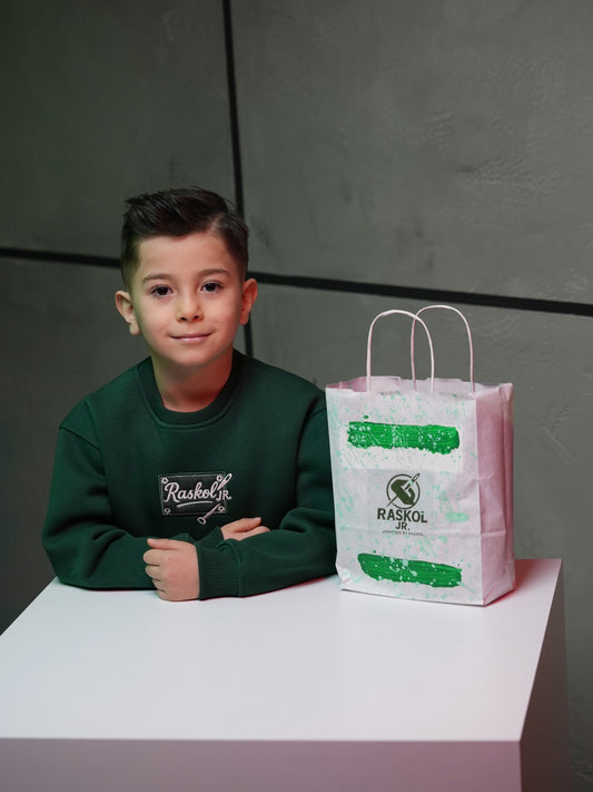 Raskol JR. Çocuk Nefti Yeşil Sweatshirt