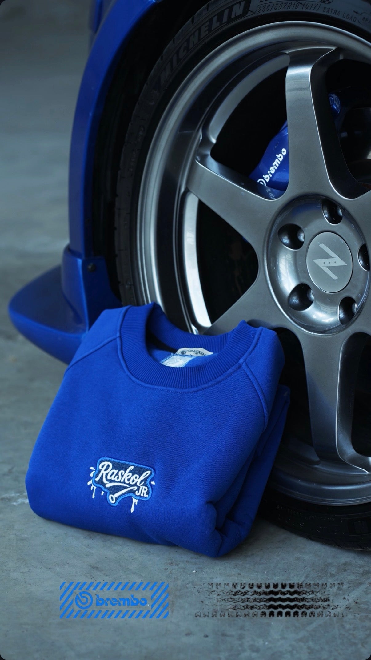 Raskol JR. Saks Mavi Sweatshirt