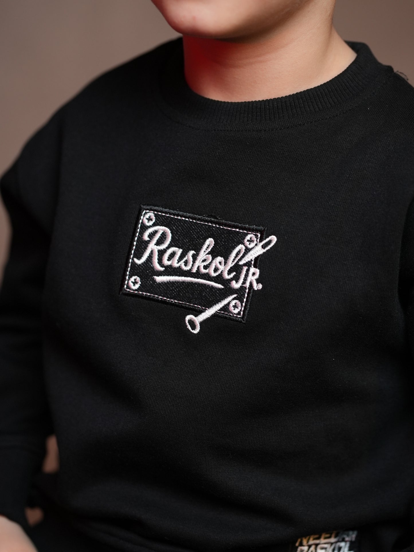 Raskol JR. Çocuk Gece Siyah Sweatshirt
