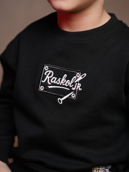 Raskol JR. Çocuk Gece Siyah Sweatshirt