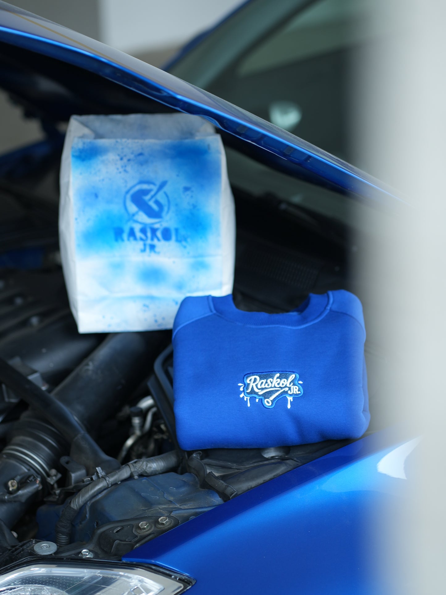 Raskol JR. Saks Mavi Sweatshirt