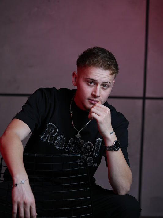 Raskol JR. Gece Siyah T-Shirt