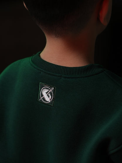Raskol JR. Çocuk Nefti Yeşil Sweatshirt