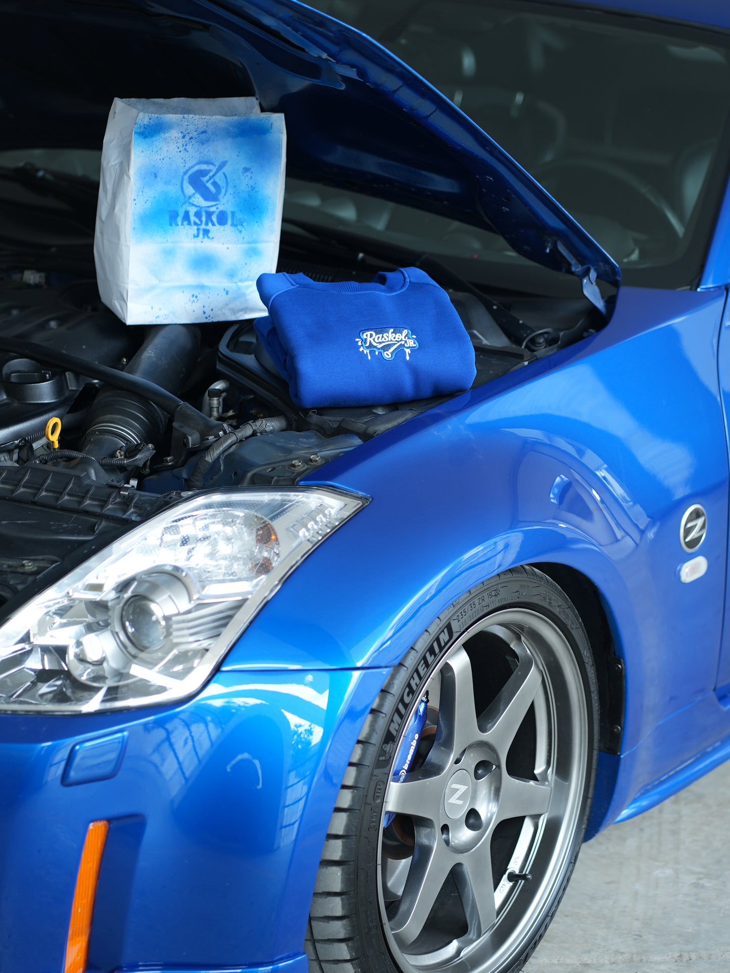 Raskol JR. Saks Mavi Sweatshirt