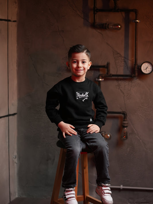 Raskol JR. Çocuk Gece Siyah Sweatshirt